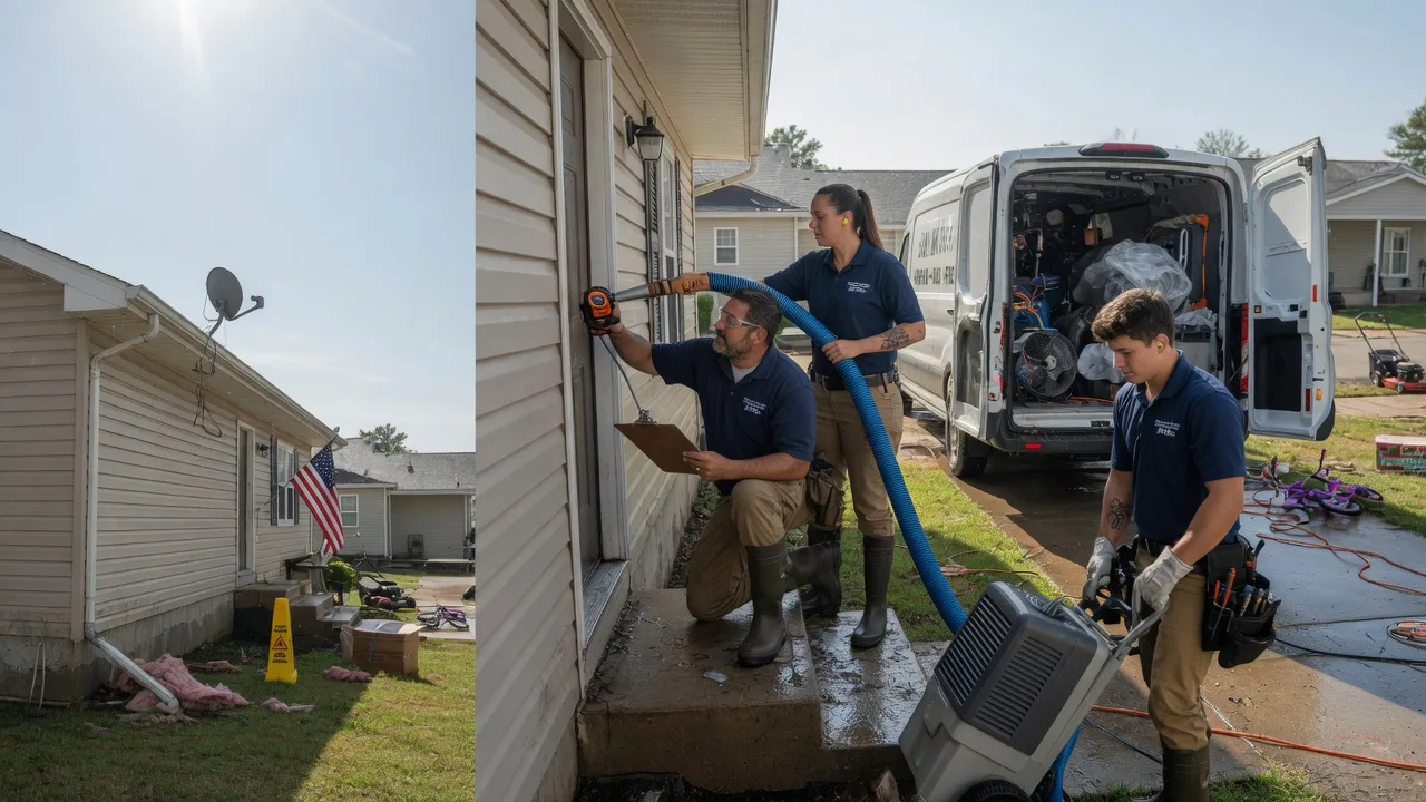 Ceiling Water Damage Restoration in Washburn, IL near me
